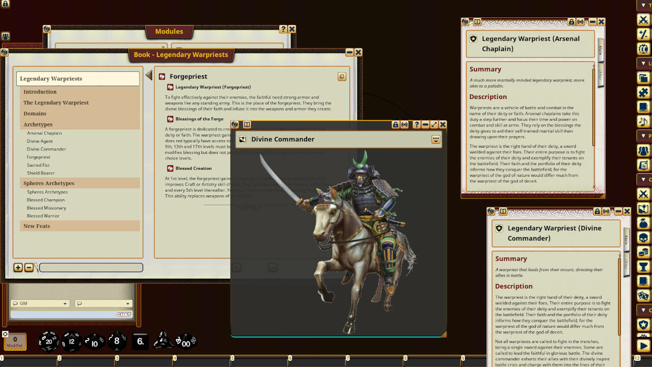 Fantasy Grounds - Legendary Classes Warpriests screenshot 5