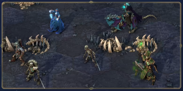 Heroes of Might and Magic Olden Era tactical battle screenshot