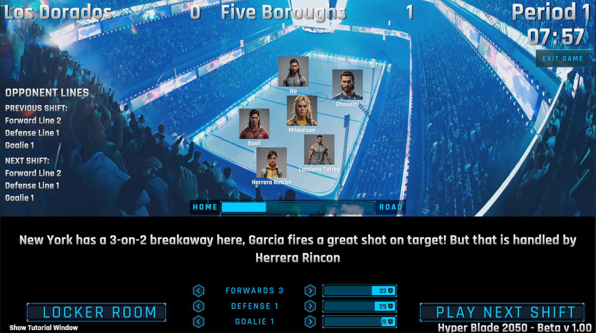 HyperBlade 2050 Dystopian Sports Manager - PC Game Screenshot