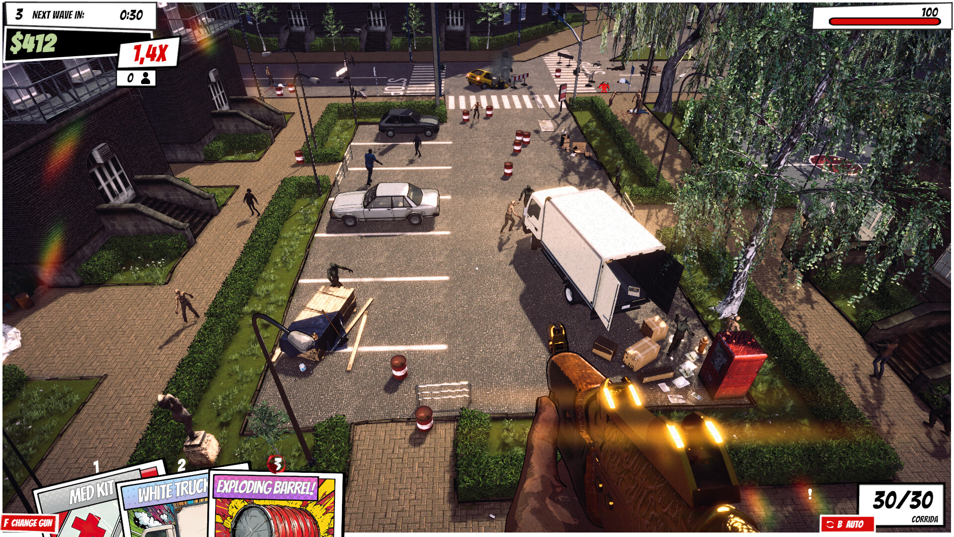 CARDS GUNS ZOMBIES screenshot 1
