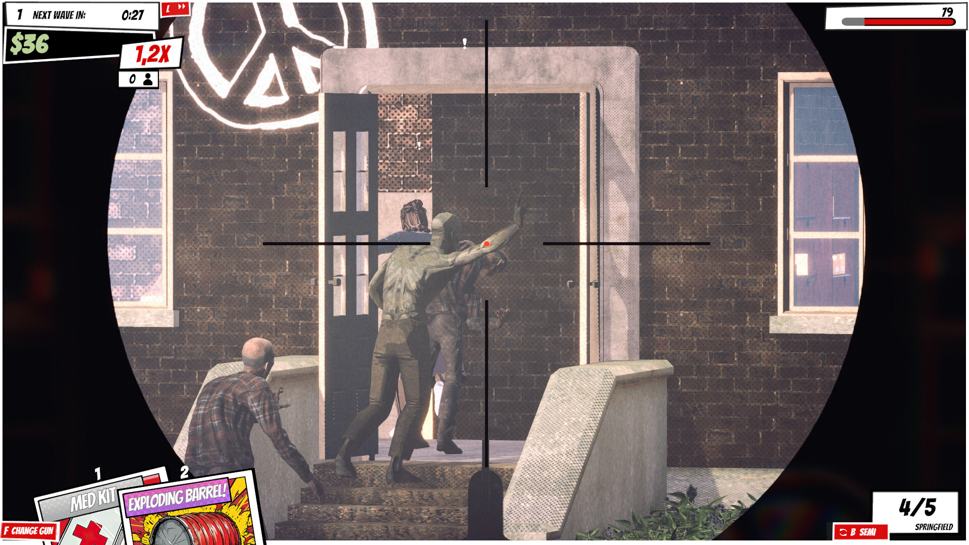 CARDS GUNS ZOMBIES screenshot 5