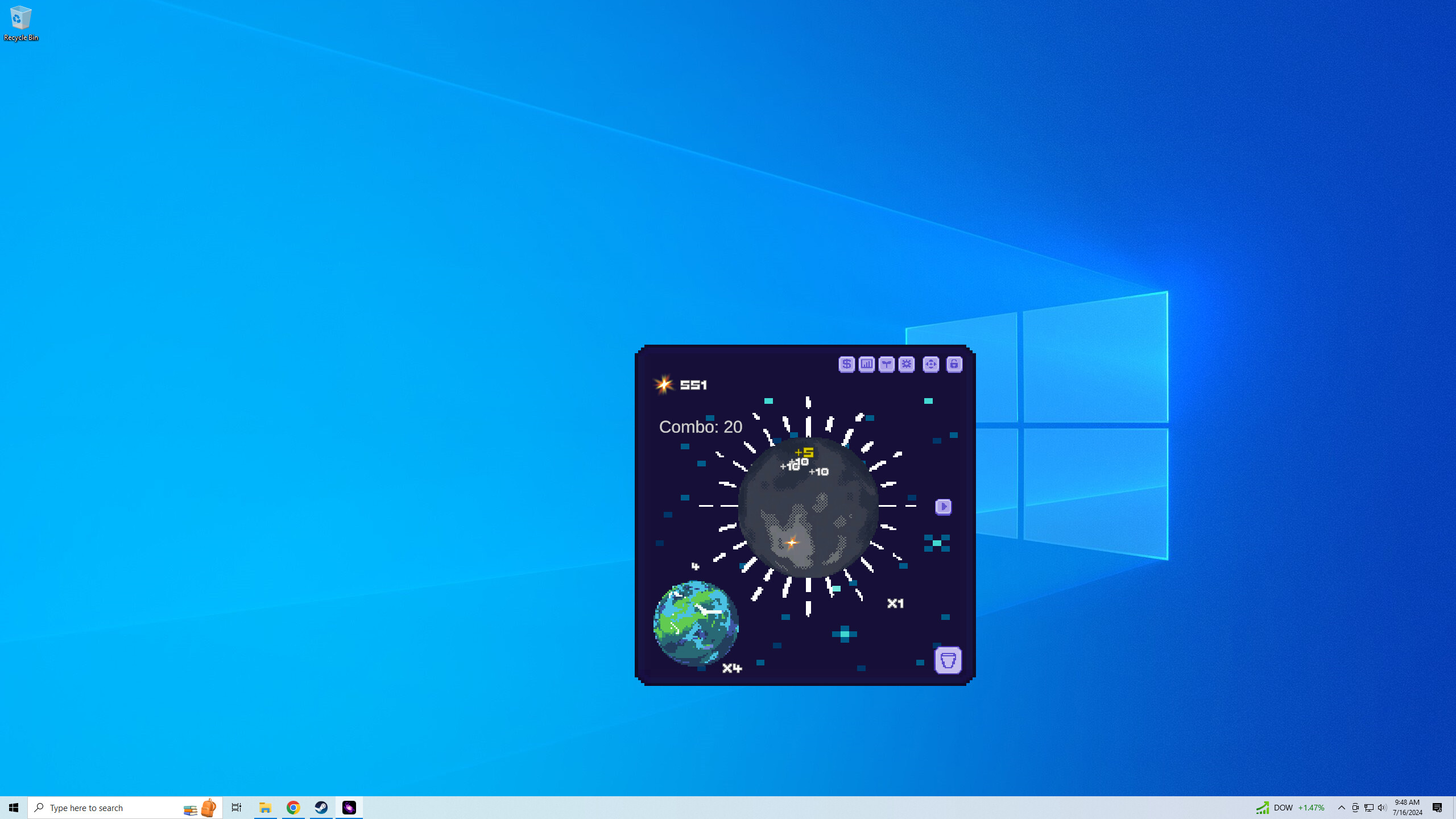 Galaxy Clicker screenshot 2