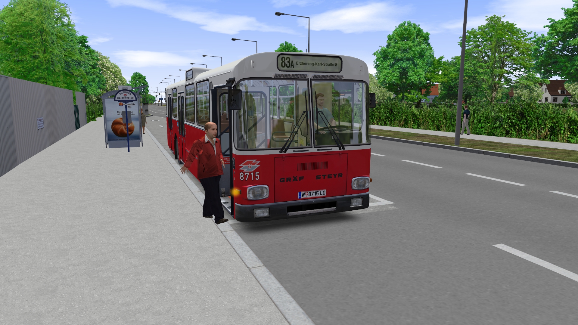 OMSI 2 Add-on AI-Articulated Bus for Vienna screenshot 13