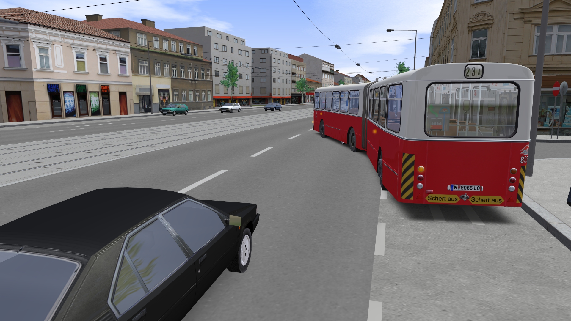 OMSI 2 Add-on AI-Articulated Bus for Vienna screenshot 7