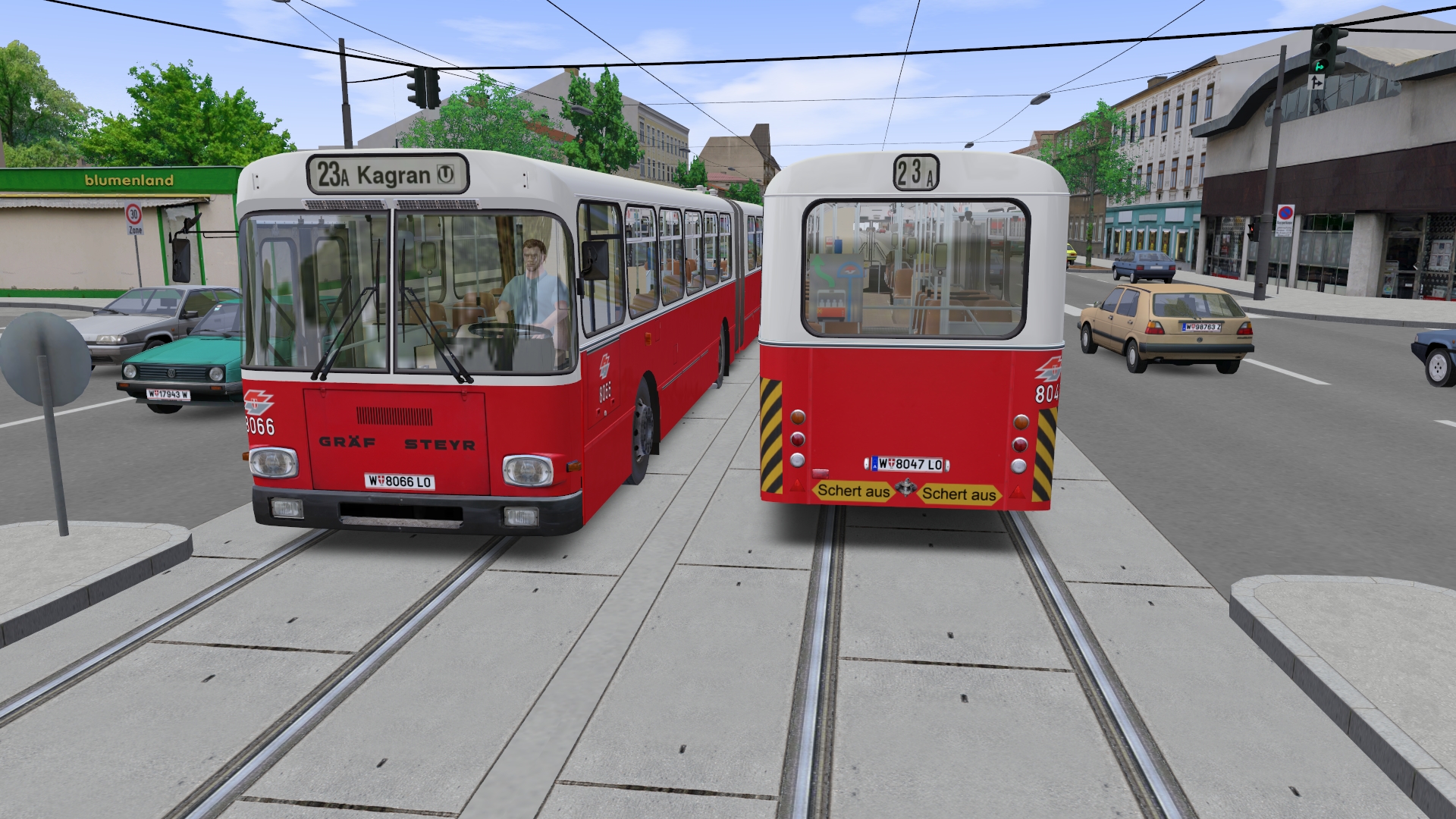 OMSI 2 Add-on AI-Articulated Bus for Vienna screenshot 14