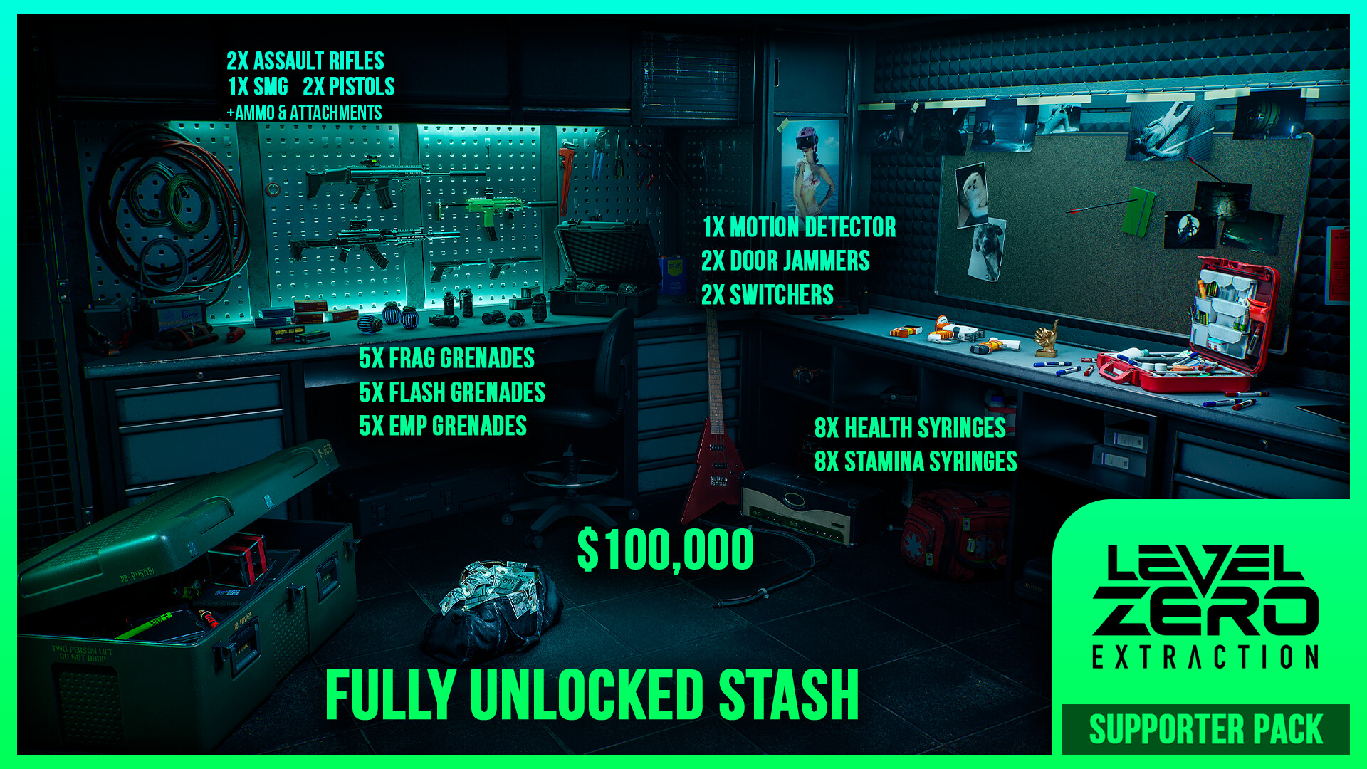 Level Zero: Extraction - Supporter Pack screenshot 1
