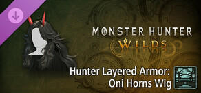 Monster Hunter Wilds - Hunter Layered Armor: Oni Horns Wig