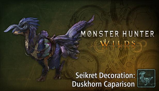 Monster Hunter Wilds - Decoração para Seikret: Caparazão da