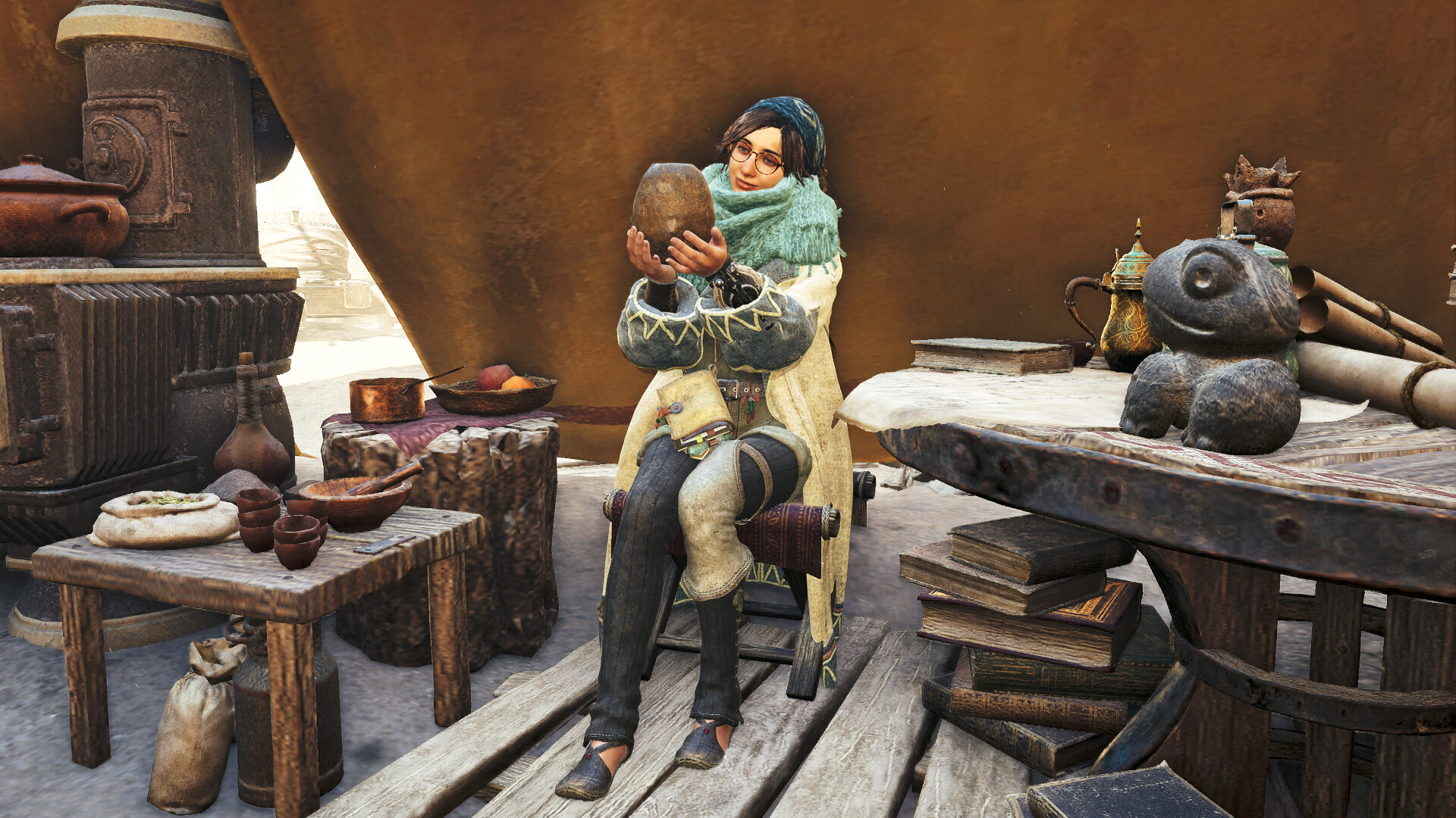 Monster Hunter Wilds - Alma Outfit: Scrivener's Coat screenshot 1