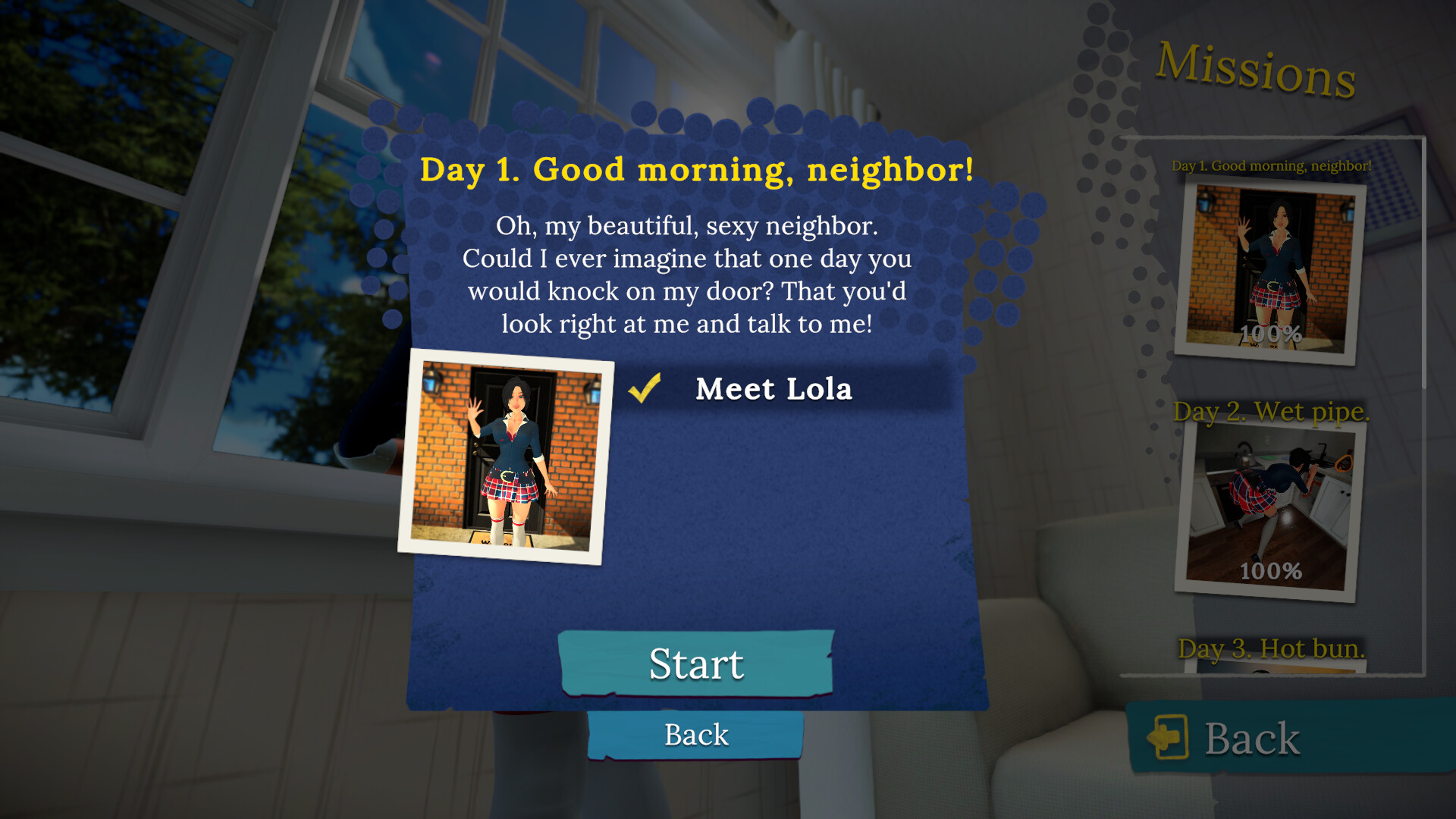 My Sexy Neighbor 🔞 Prologue screenshot 4