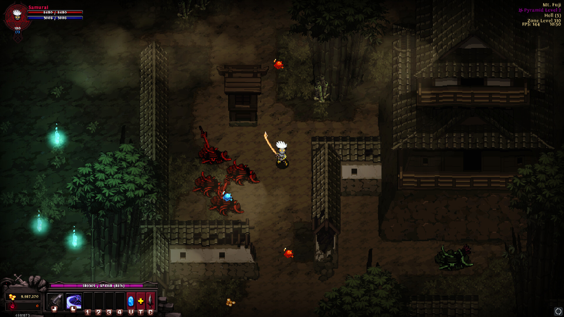 Hero Siege - Cyberpunk Samurai (Skin) screenshot 1