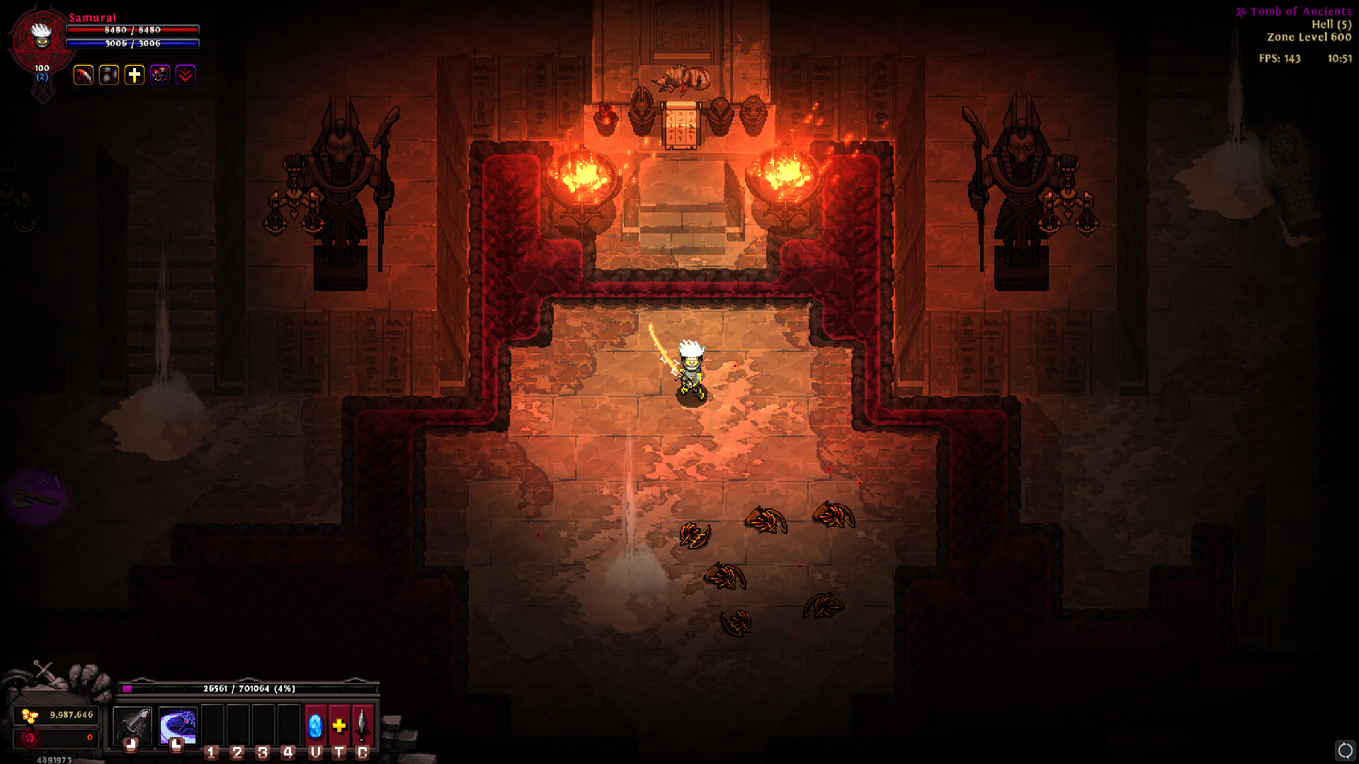 Hero Siege - Cyberpunk Samurai (Skin) screenshot 3