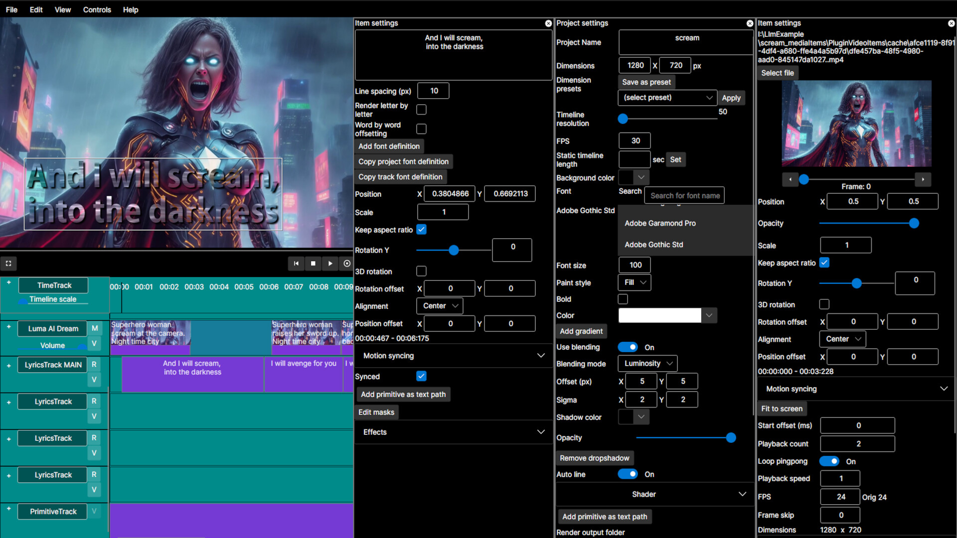 Lyric Video Studio screenshot 5