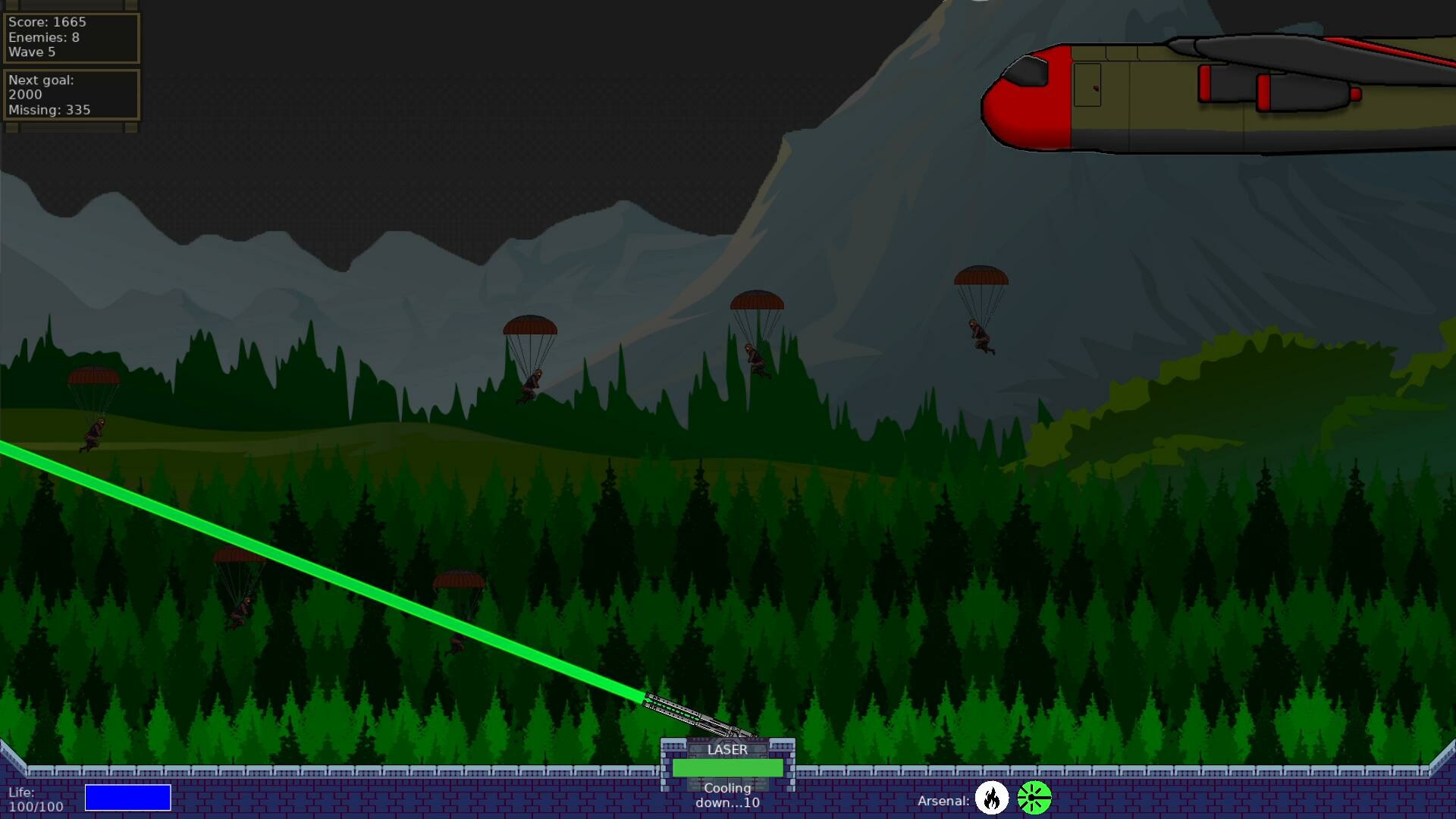 Paratroopers Raid screenshot 7