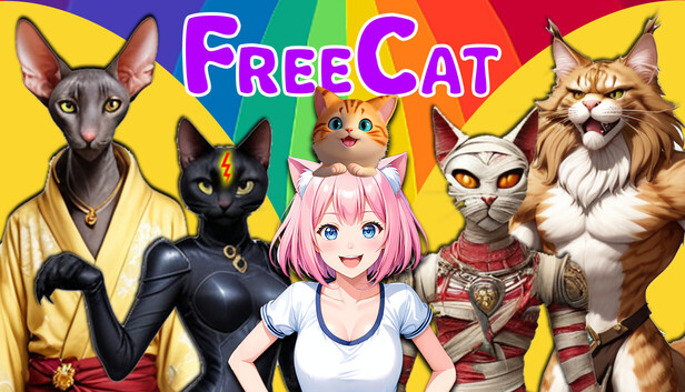猫猫PC Steam 上的超能猫战队Free Cat