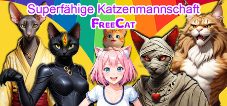 Superfähige Katzenmannschaft