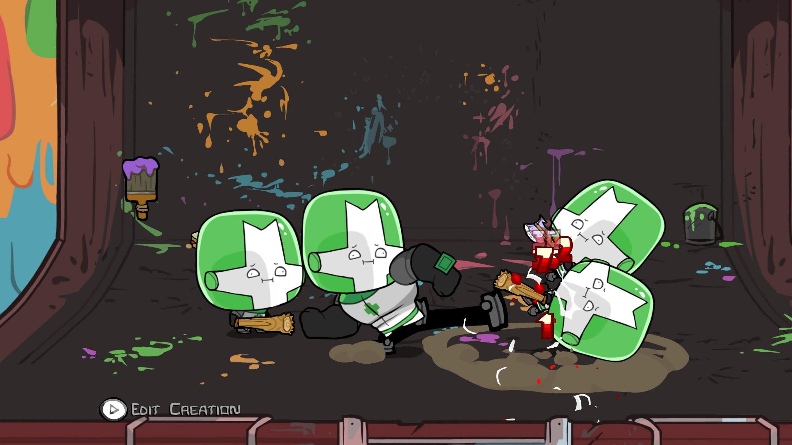 Castle Crashers - Painter Boss Paradise screenshot 6