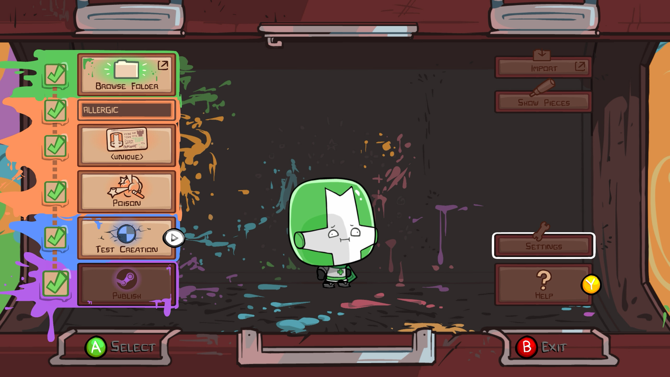 Castle Crashers - Painter Boss Paradise screenshot 1