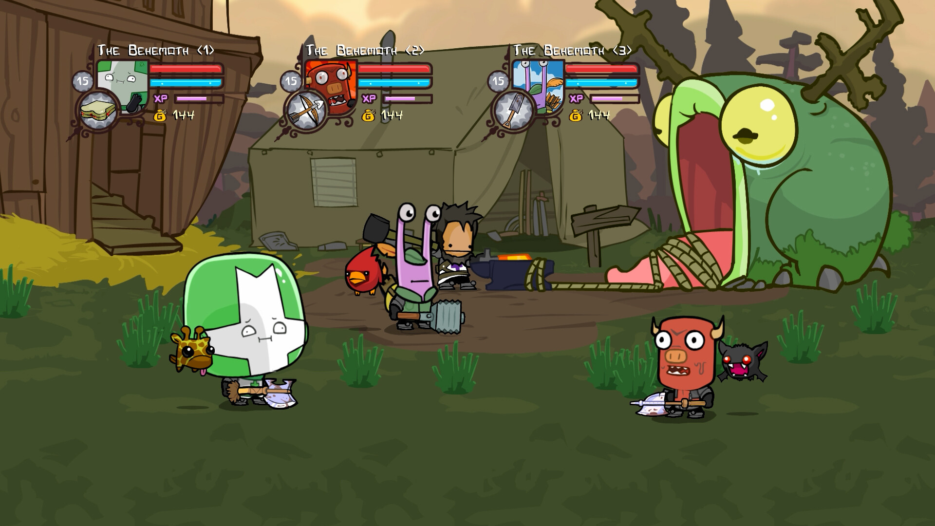 Castle Crashers - Painter Boss Paradise screenshot 8