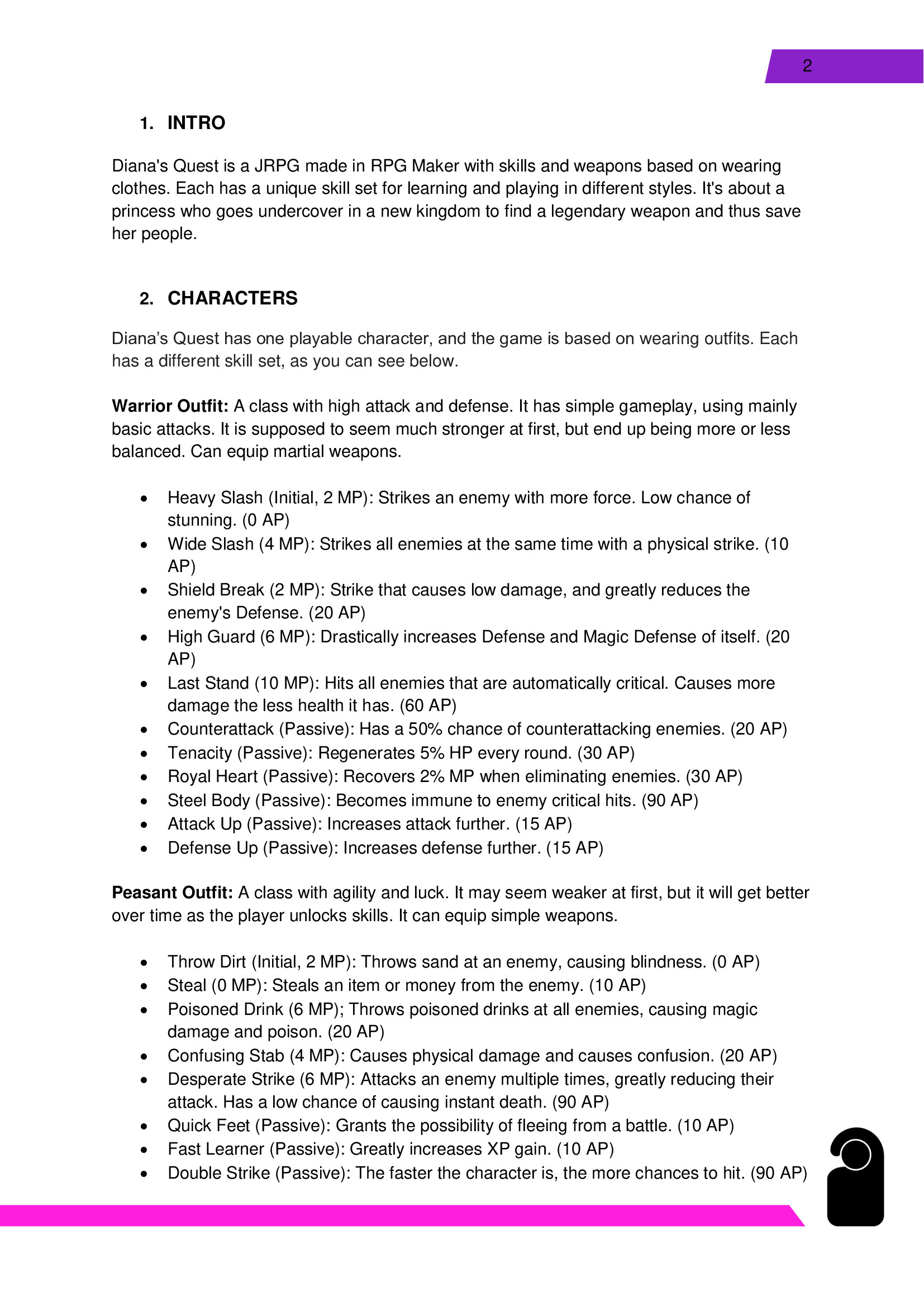 Diana's Quest: Guide screenshot 1
