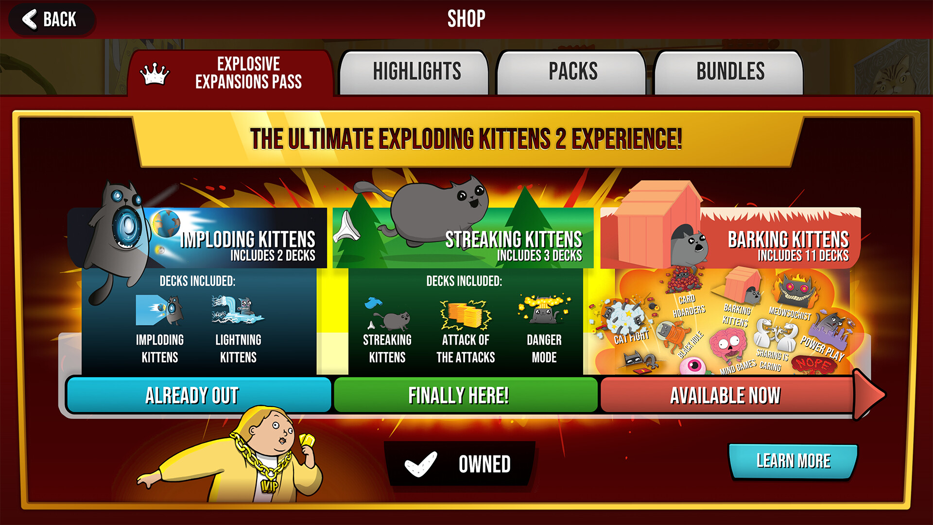 Exploding Kittens® 2: Explosive Expansions Pass screenshot 6