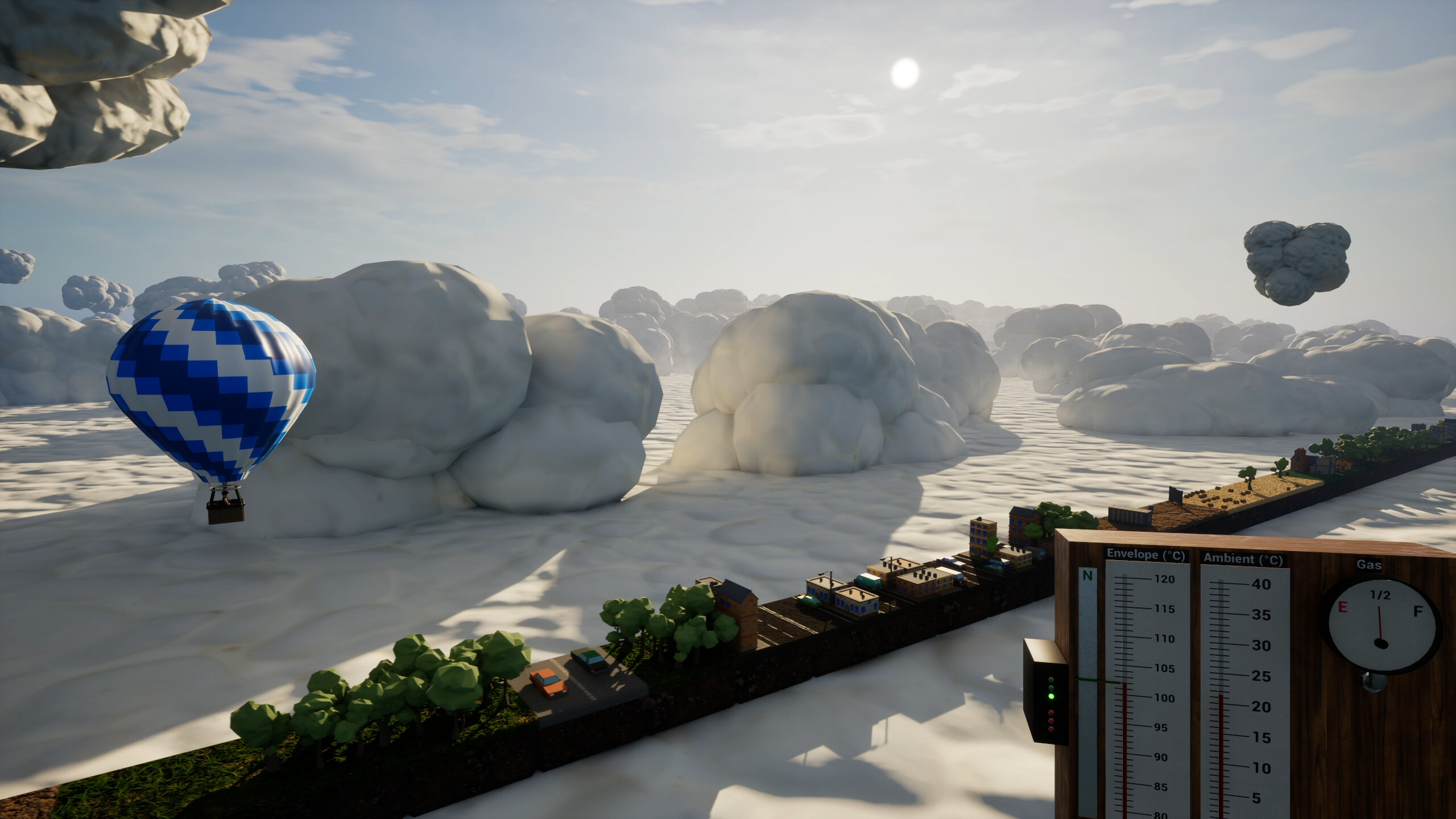 Endlessly side-scrolling Balloon Simulator 2024 screenshot 1