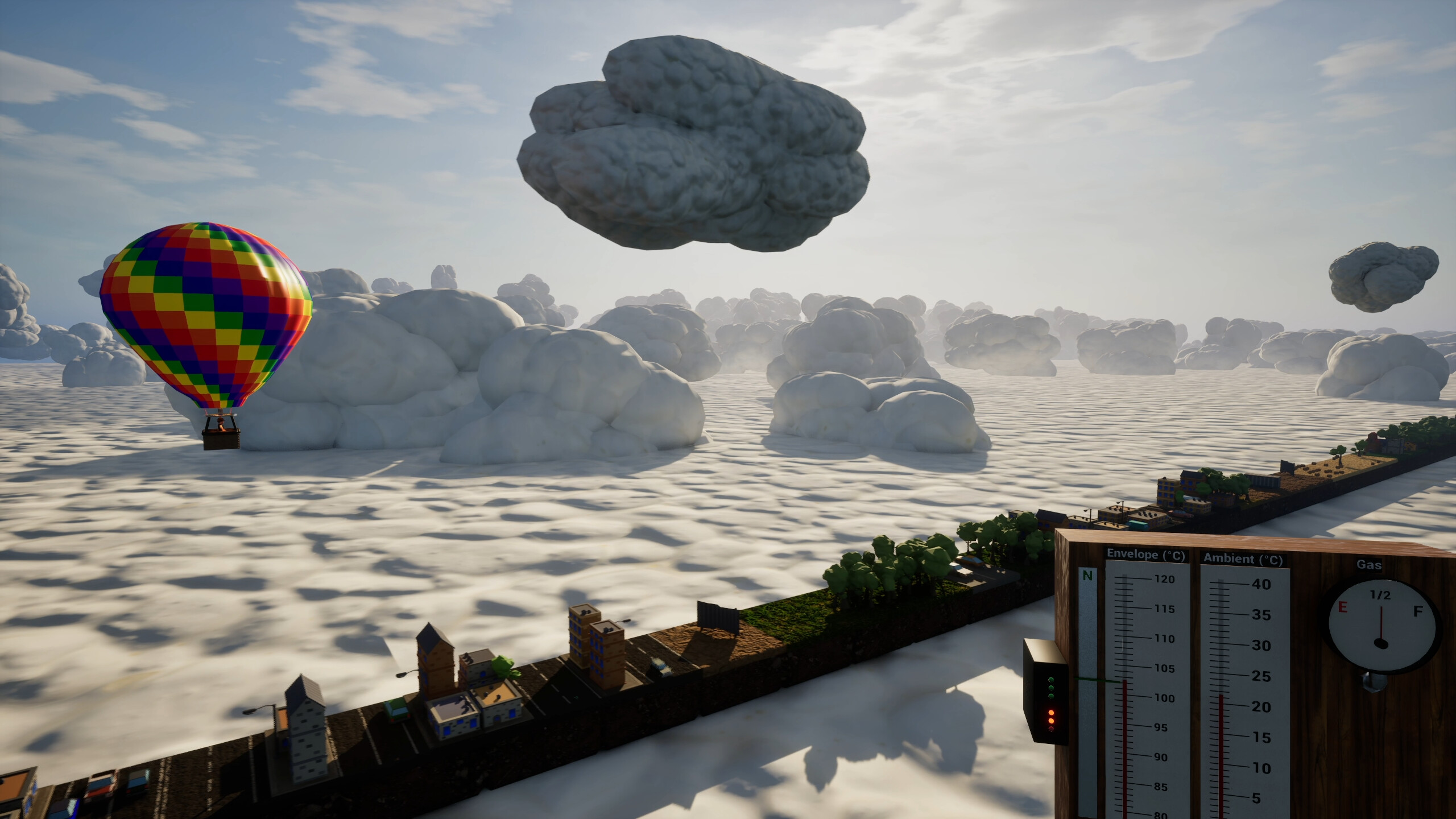 Endlessly side-scrolling Balloon Simulator 2024 screenshot 2