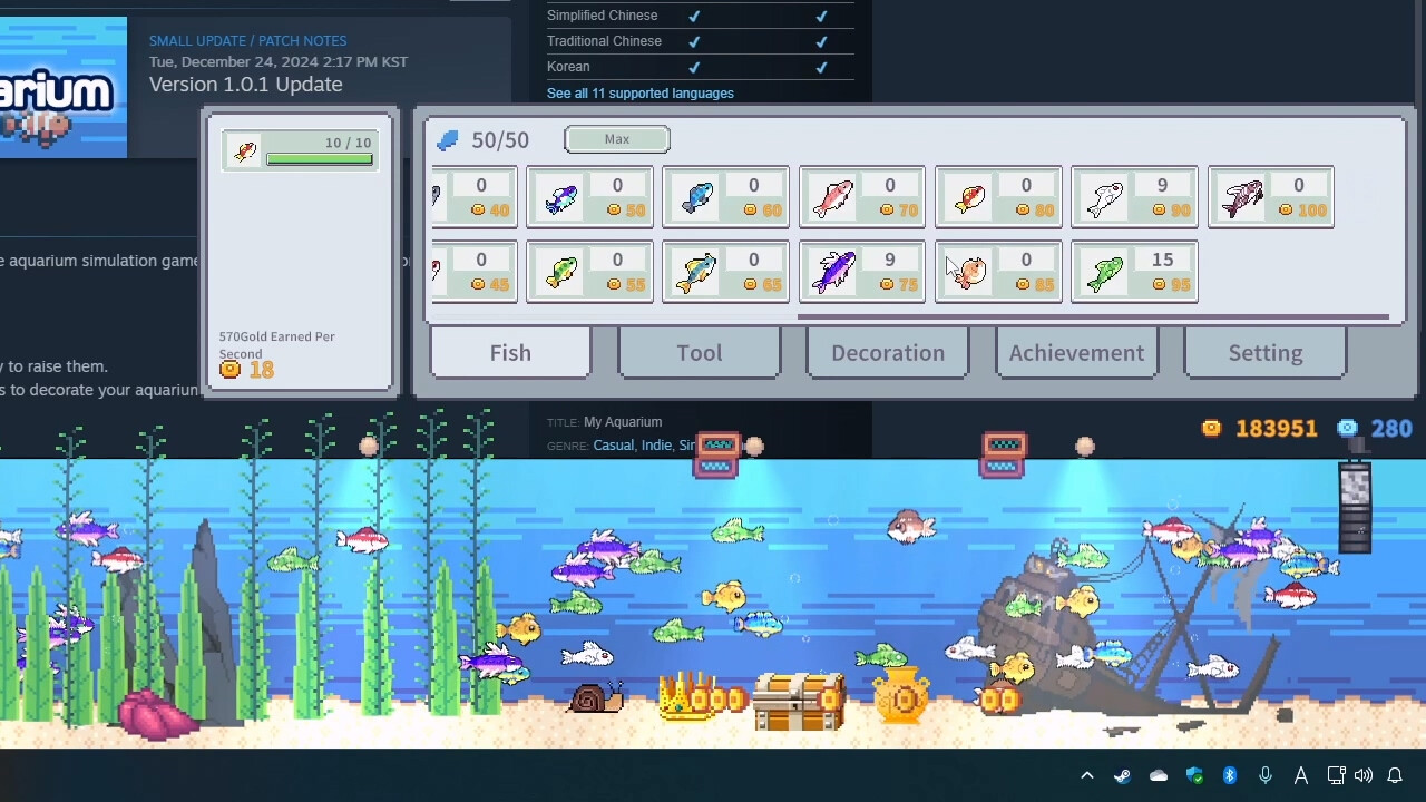 My Aquarium screenshot 2
