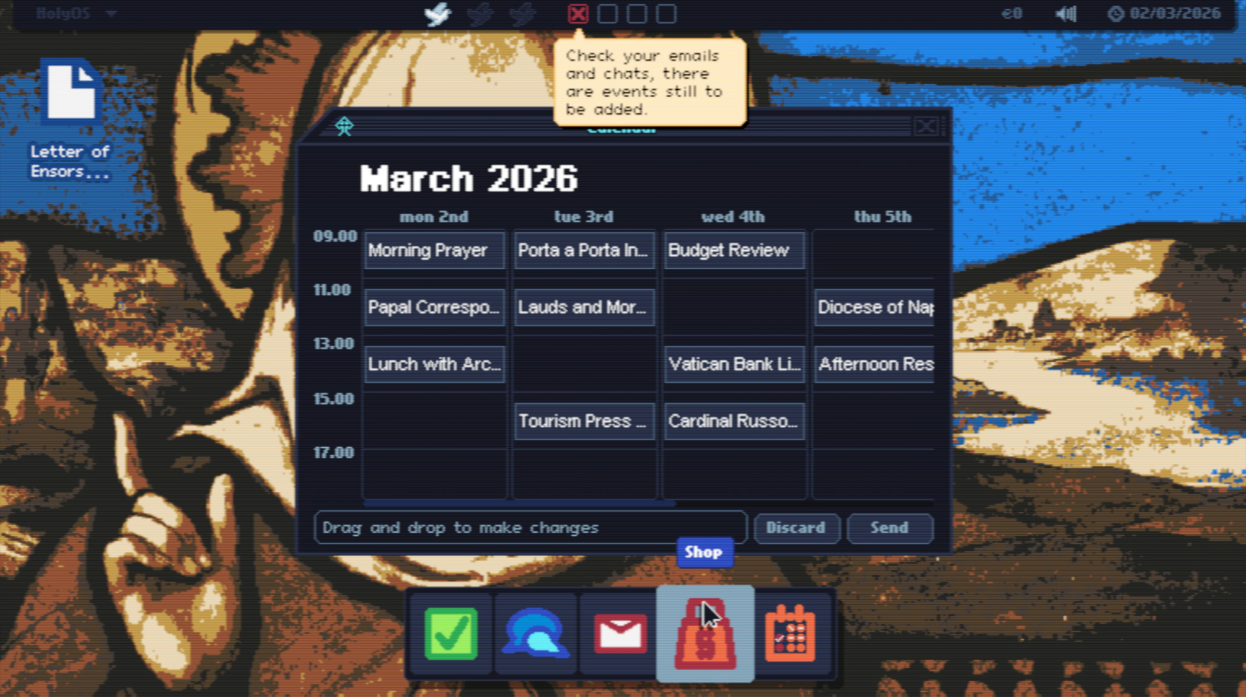 HolyOS screenshot 2