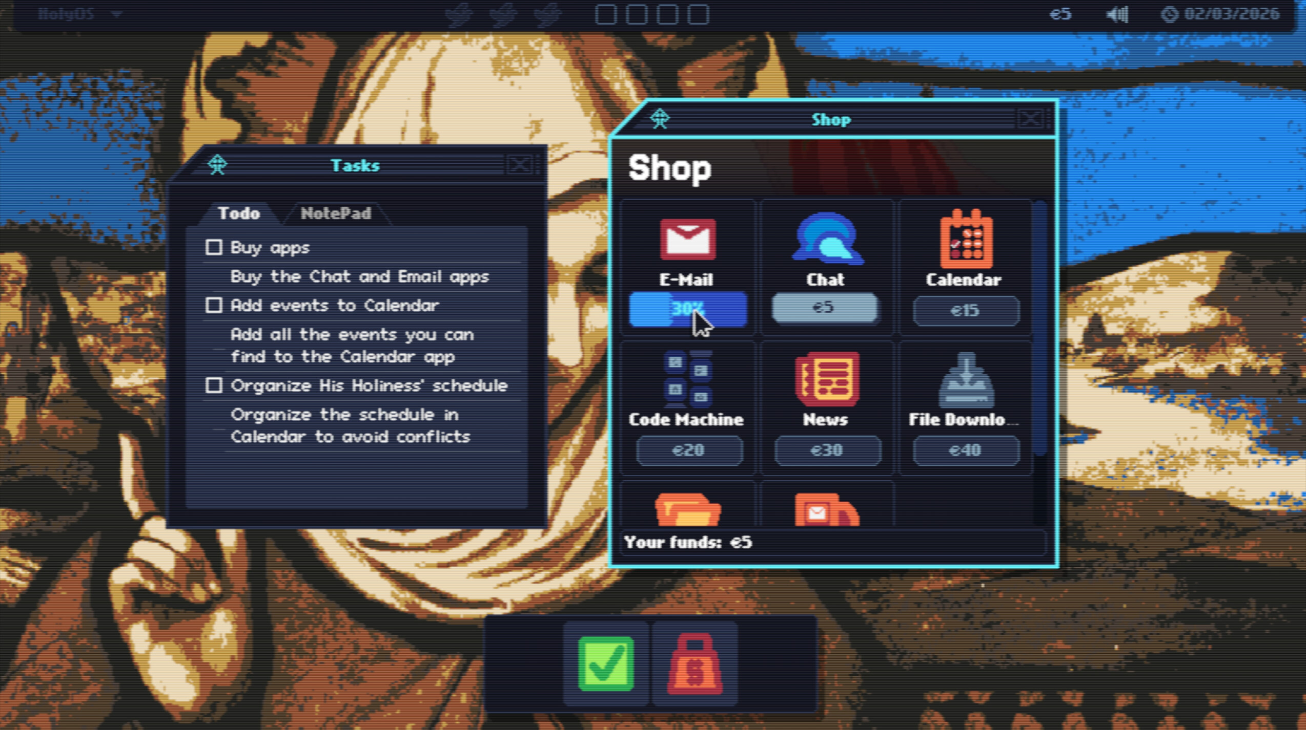 HolyOS screenshot 1