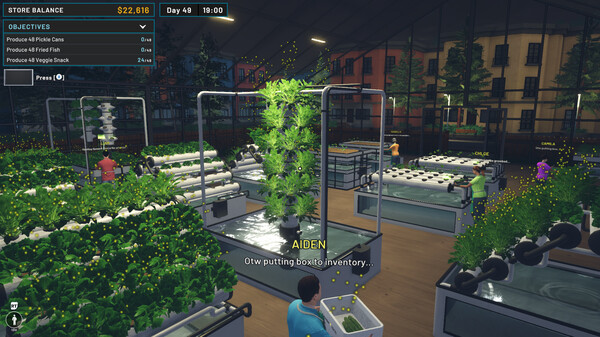 Hydroponics Farm & Store Simulator screenshot