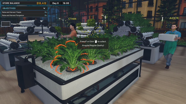 Hydroponics Farm & Store Simulator screenshot