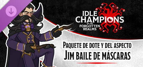 Paquete de dote y del aspecto Jim baile de máscaras