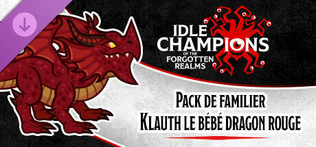 Pack de familier Klauth le bébé dragon rouge