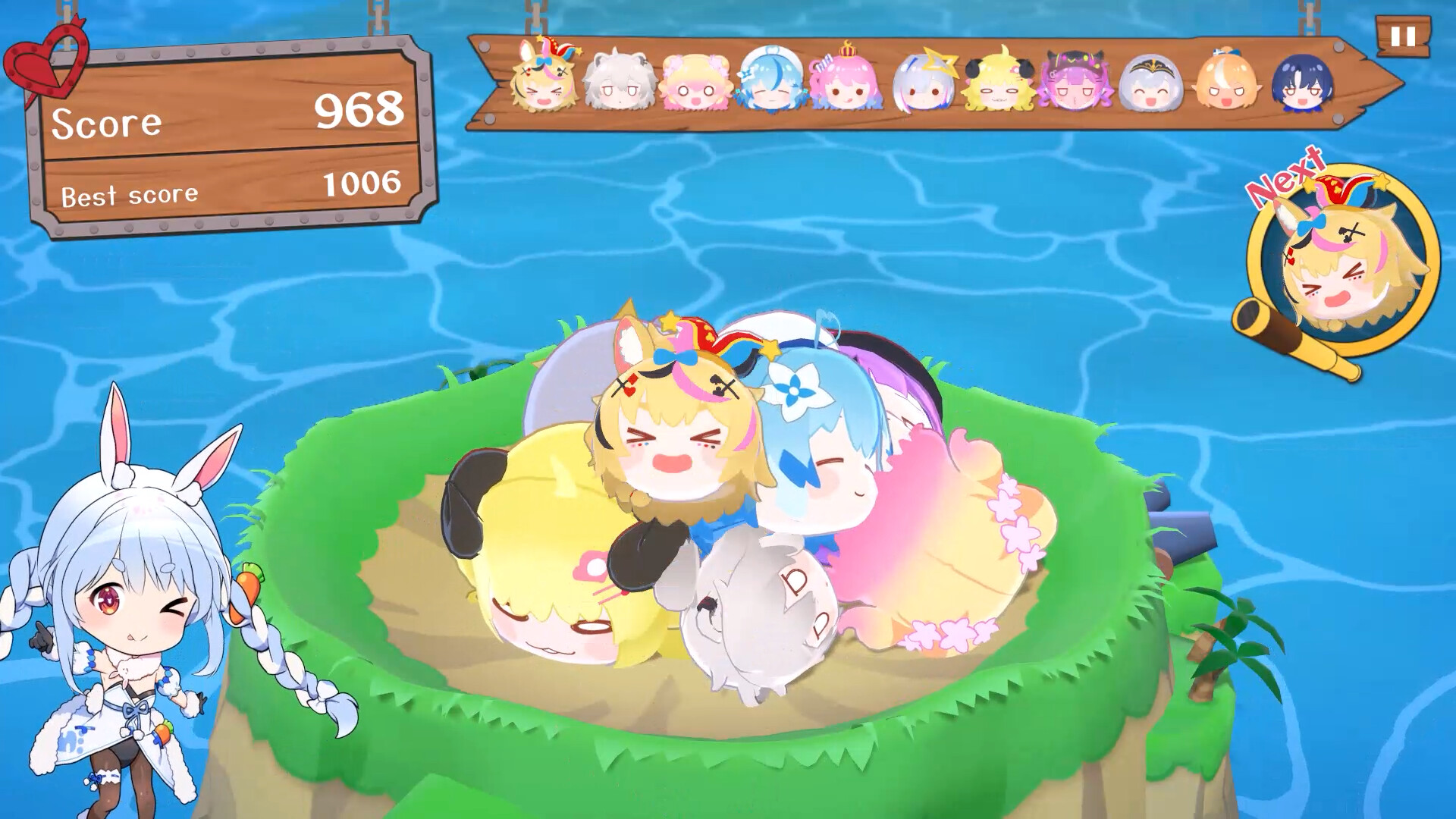 ホロライブお宝マウンテン 兎田ぺこらの「こんぺこ DLC」 screenshot 1