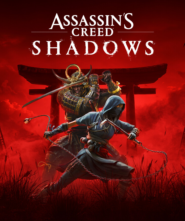 Official Assassin’s Creed Shadows art with Naoe and Yasuke for adjusting interface visibility