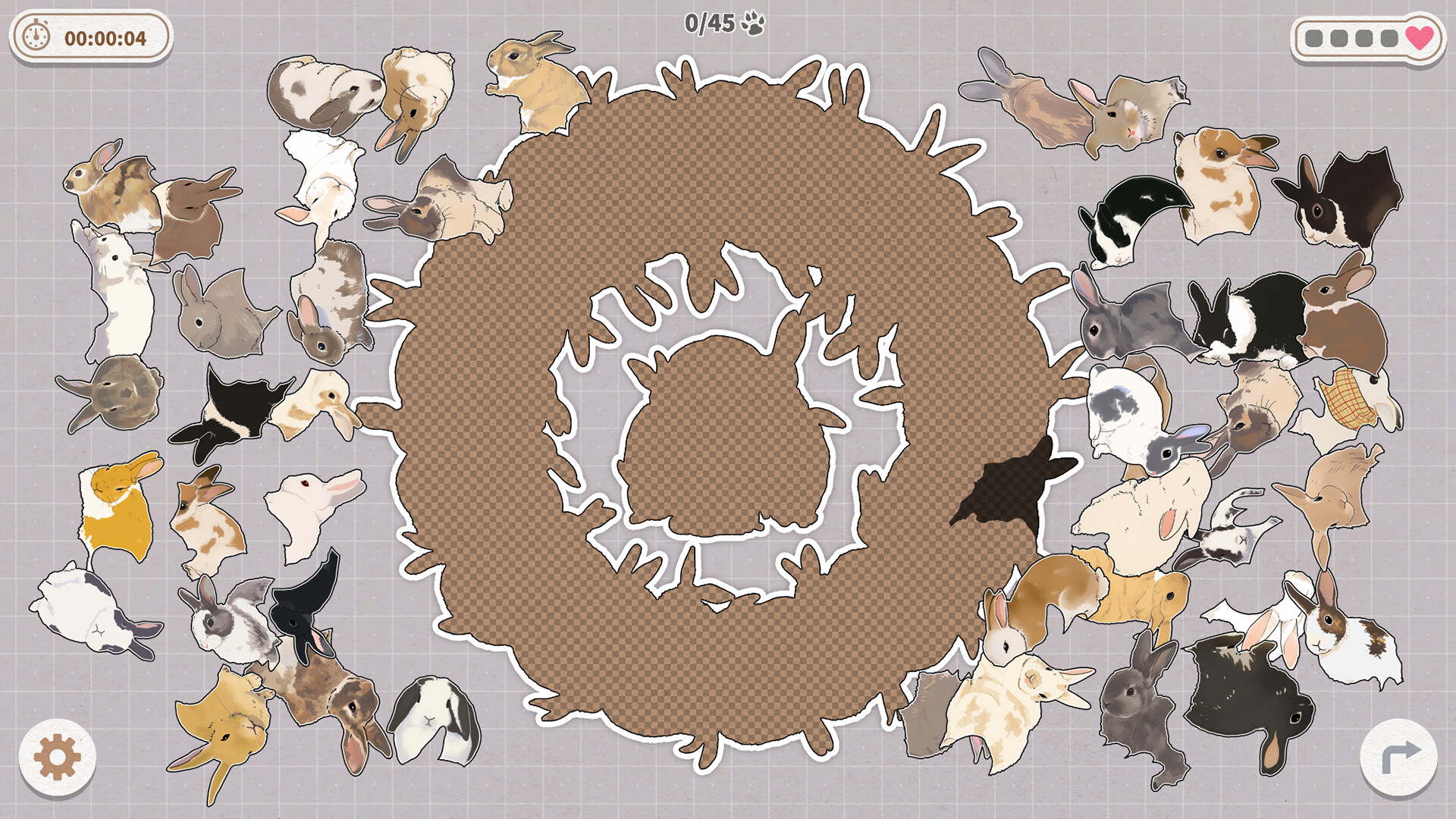 Bunnies Huddled Together screenshot 4