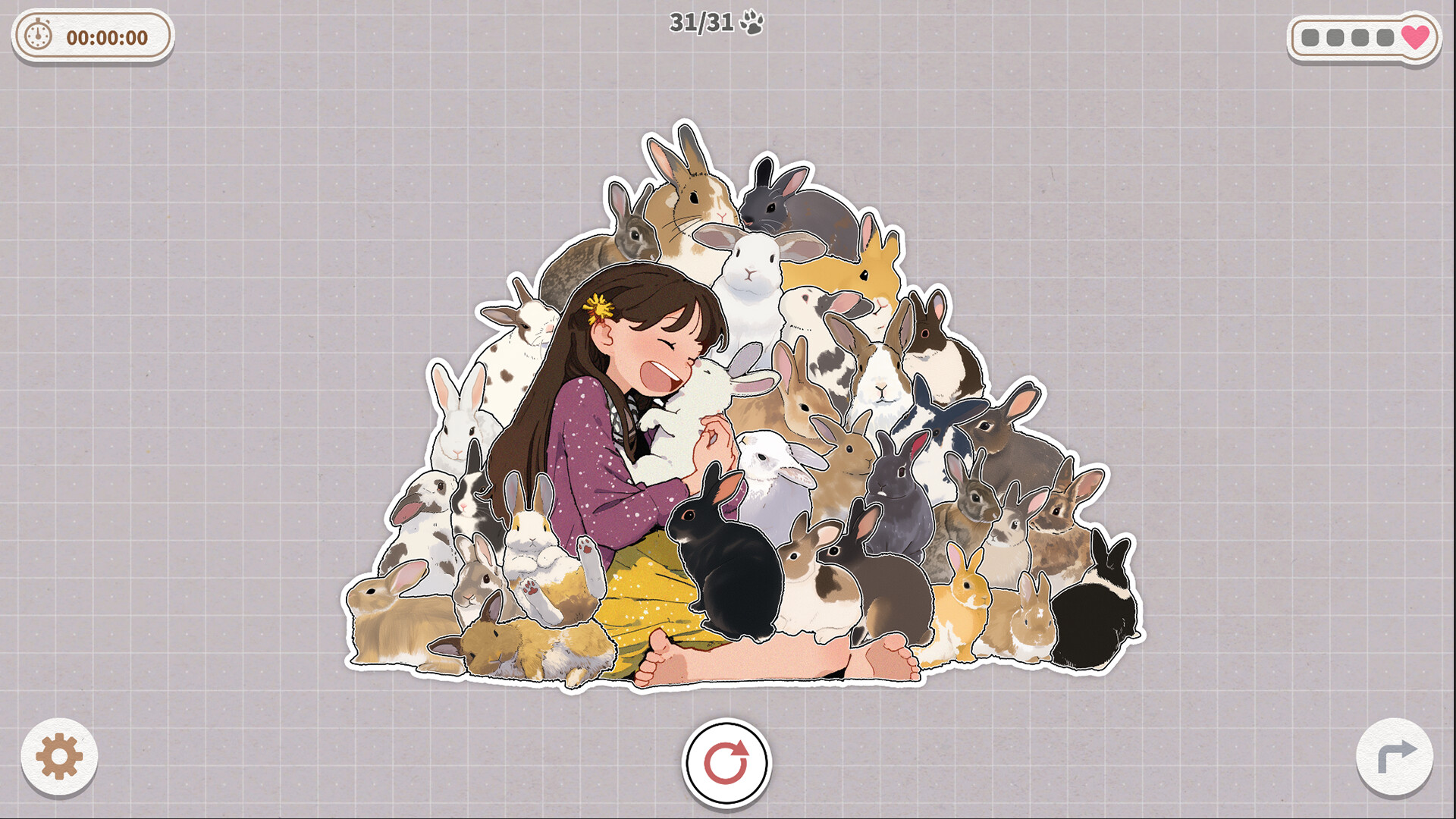 Bunnies Huddled Together screenshot 2