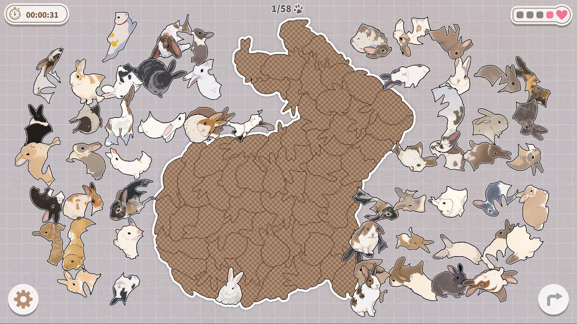 Bunnies Huddled Together screenshot 8