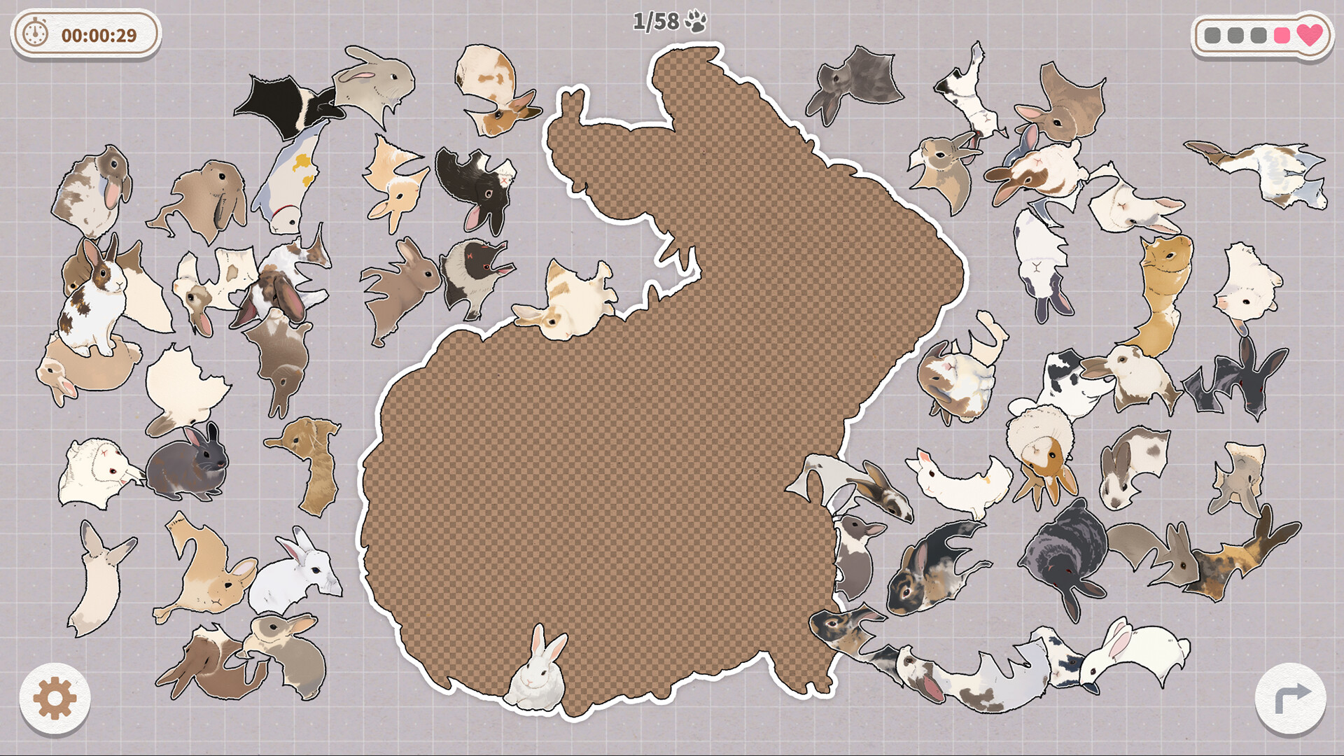 Bunnies Huddled Together screenshot 7