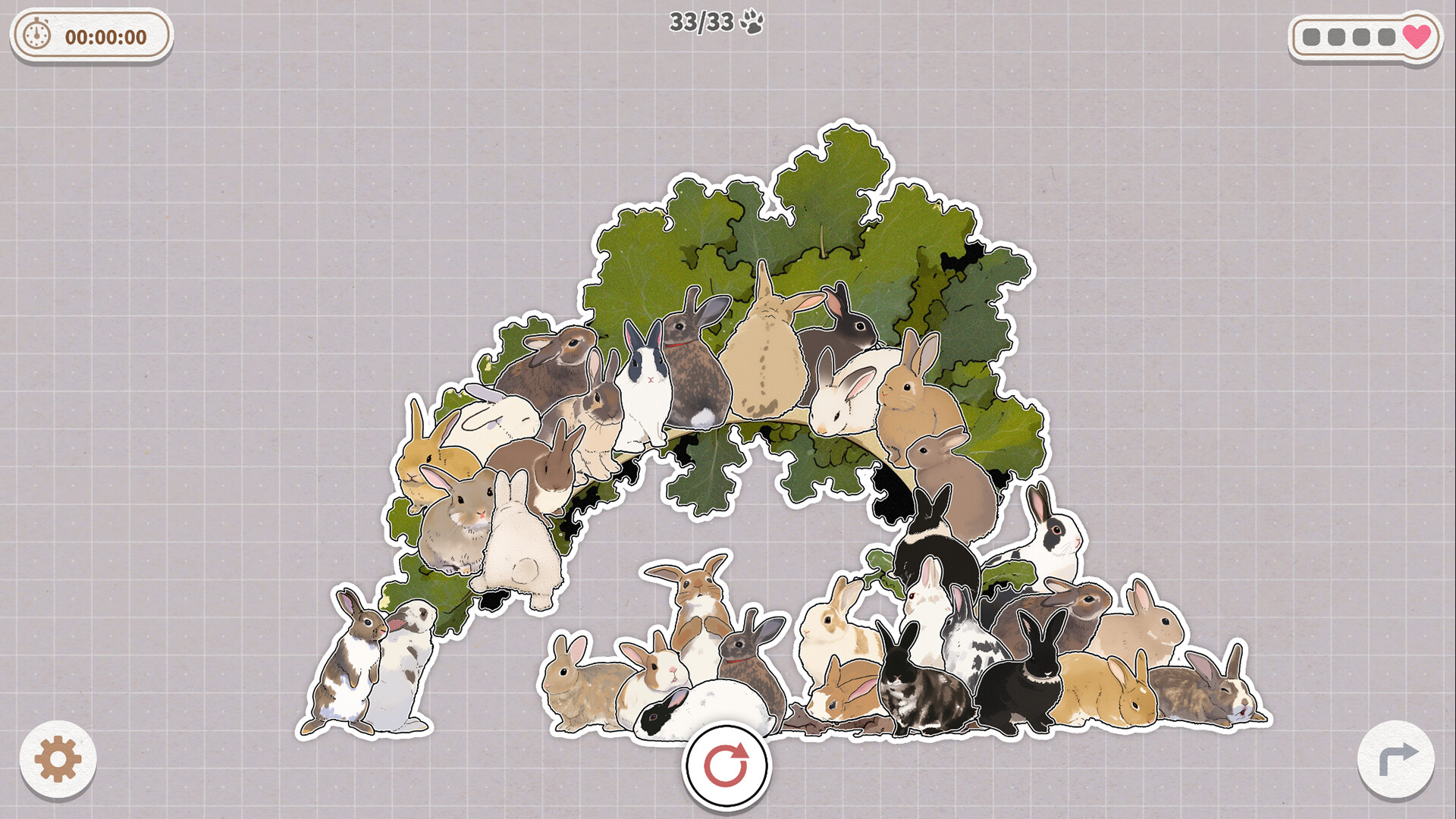 Bunnies Huddled Together screenshot 3