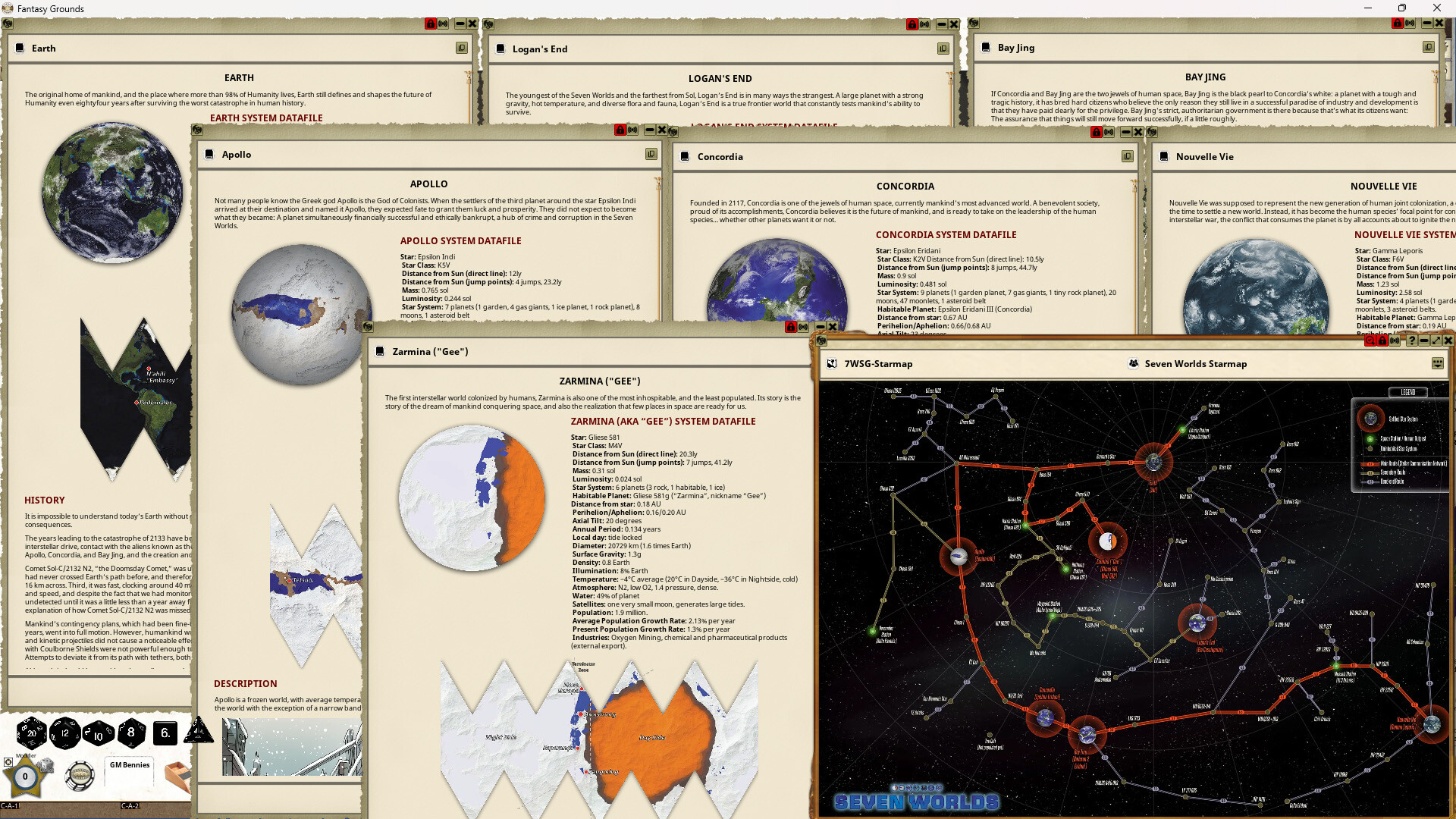 Fantasy Grounds - Seven Worlds Setting Guide screenshot 6
