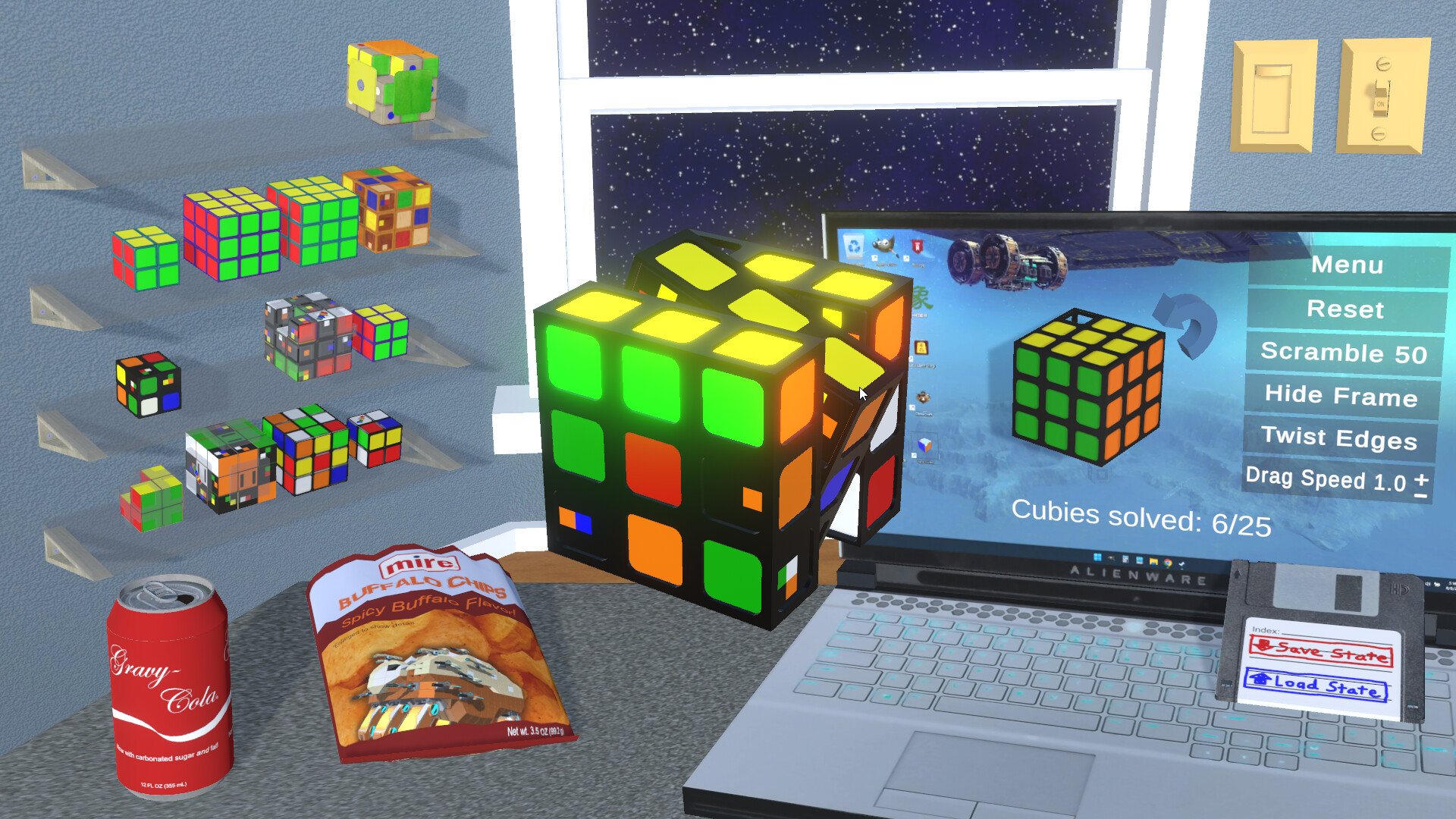 Glow Cubes screenshot 1