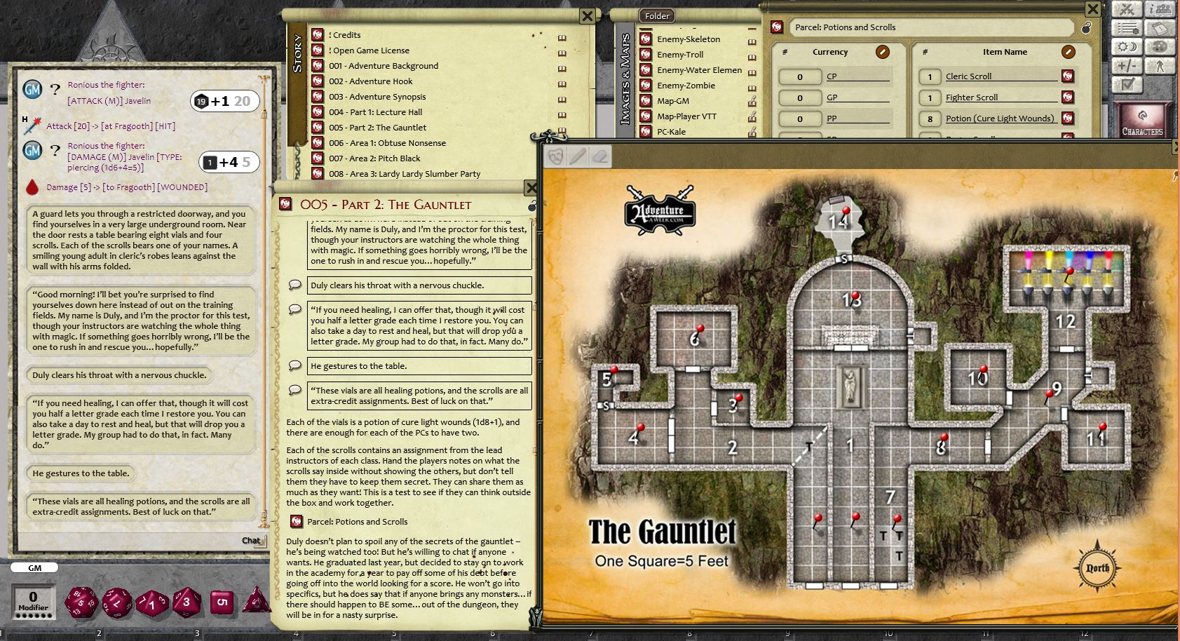 Fantasy Grounds - PFRPG: BASIC1 - A Learning Time screenshot 3