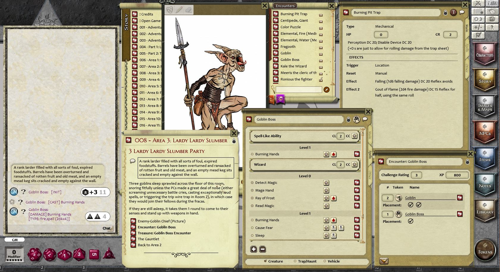 Fantasy Grounds - PFRPG: BASIC1 - A Learning Time screenshot 2