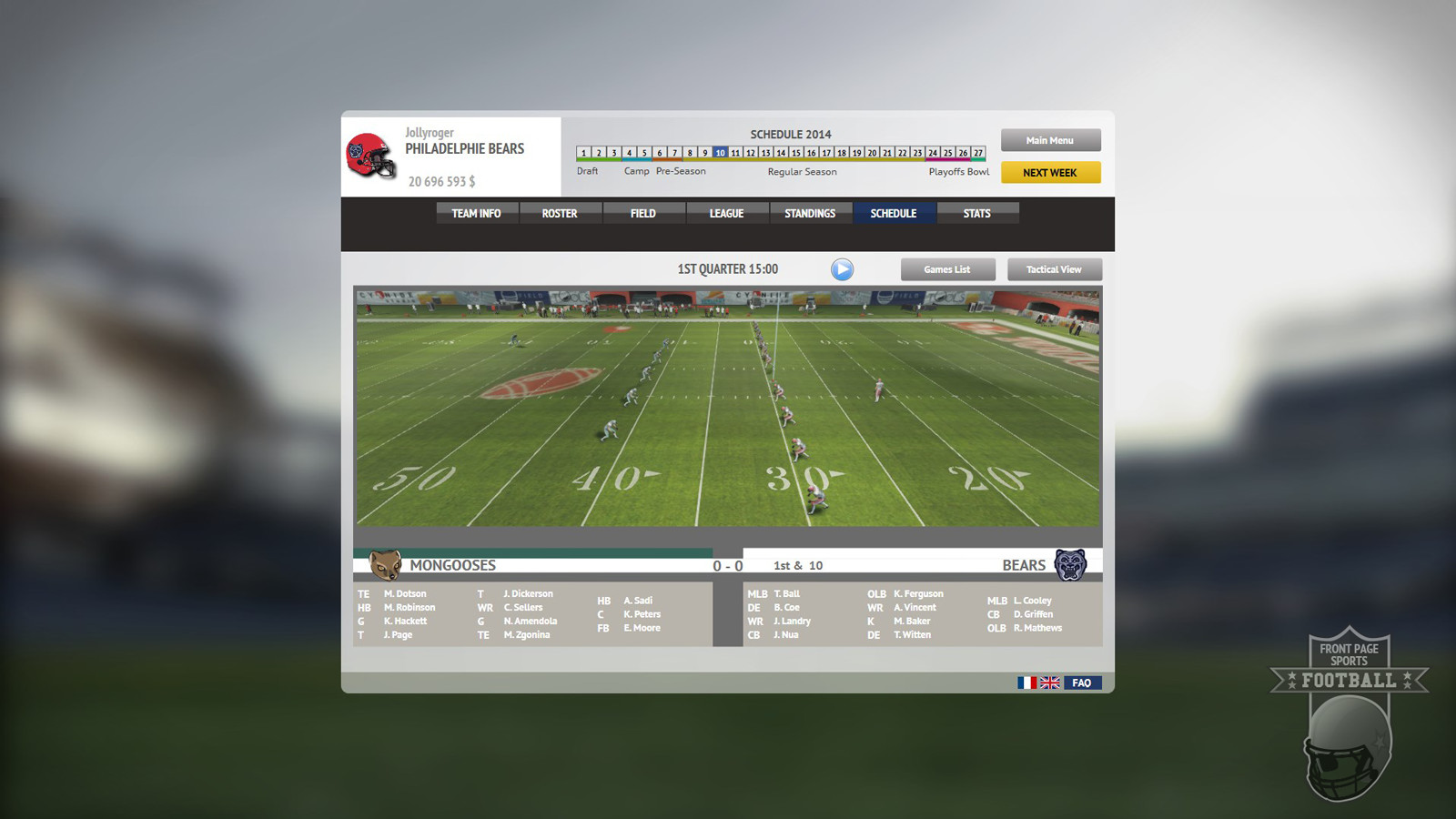 Front Page Sports Football screenshot 18