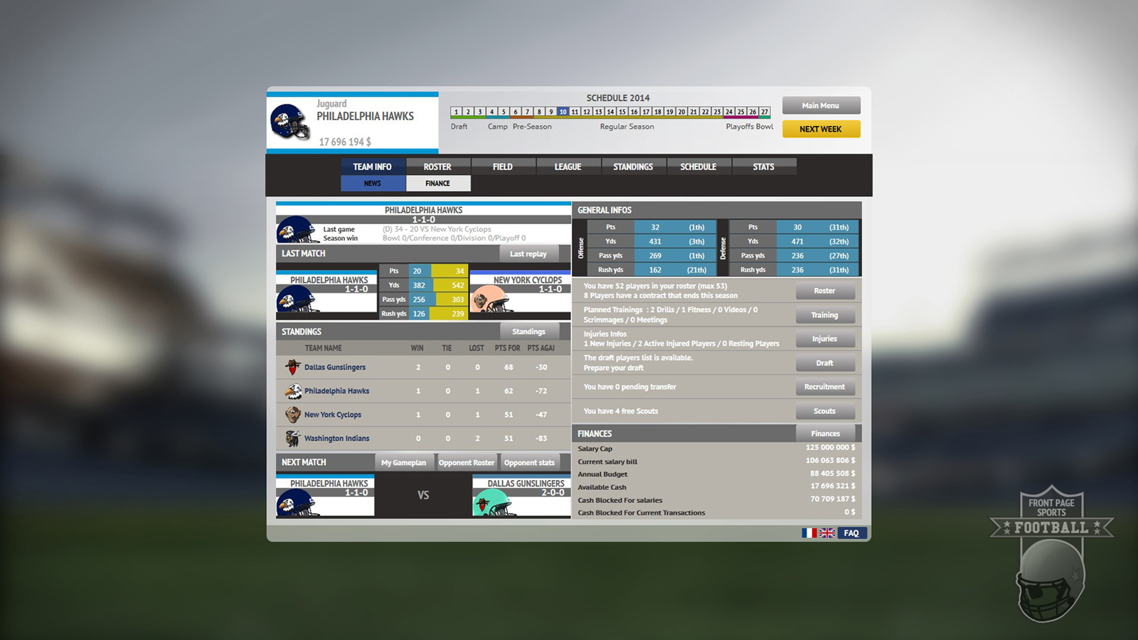 Front Page Sports Football screenshot 3