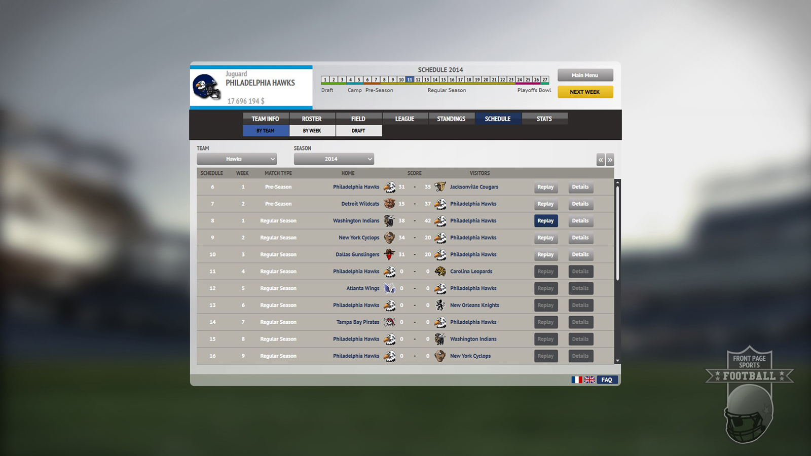 Front Page Sports Football screenshot 8
