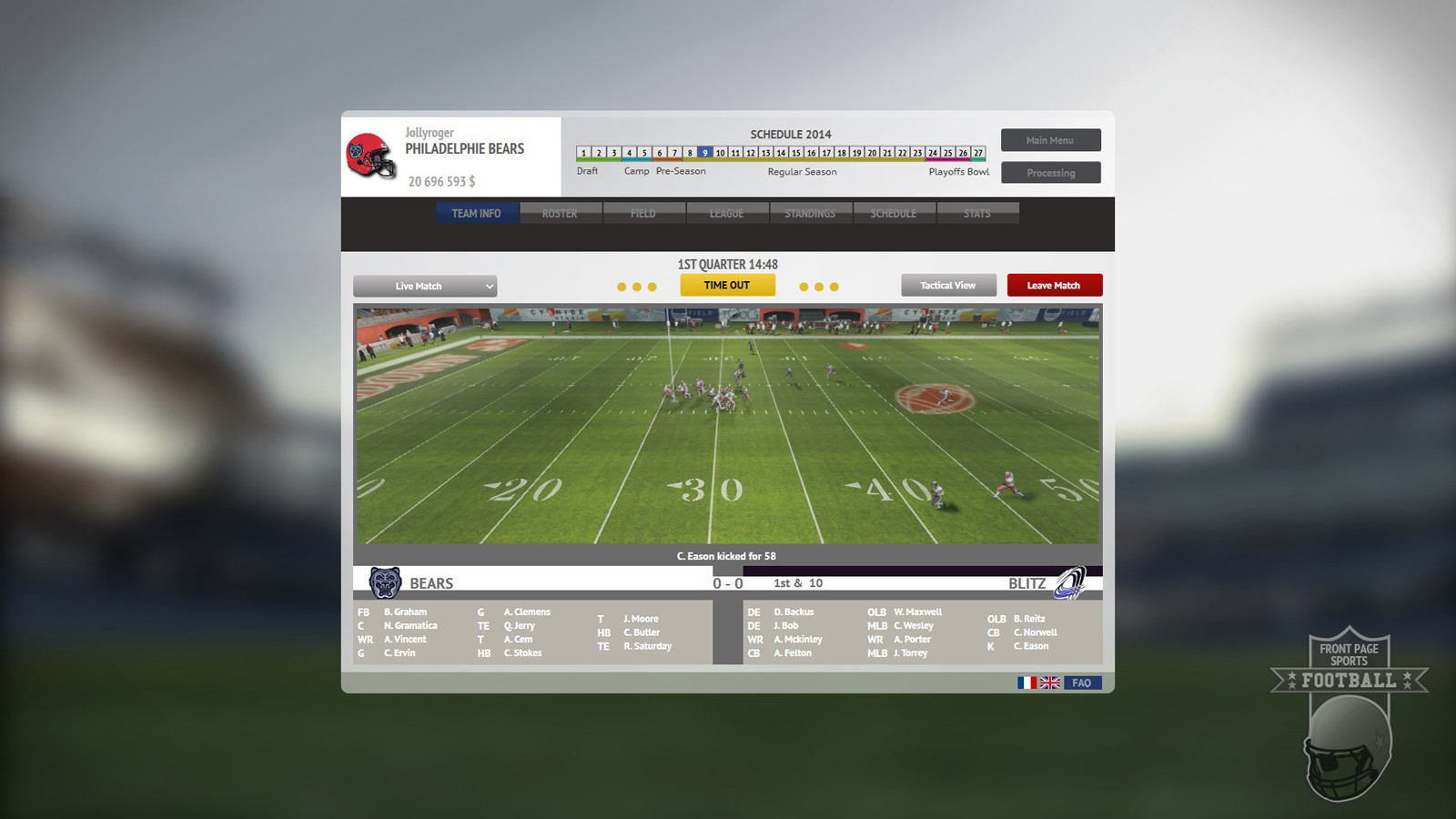 Front Page Sports Football screenshot 13