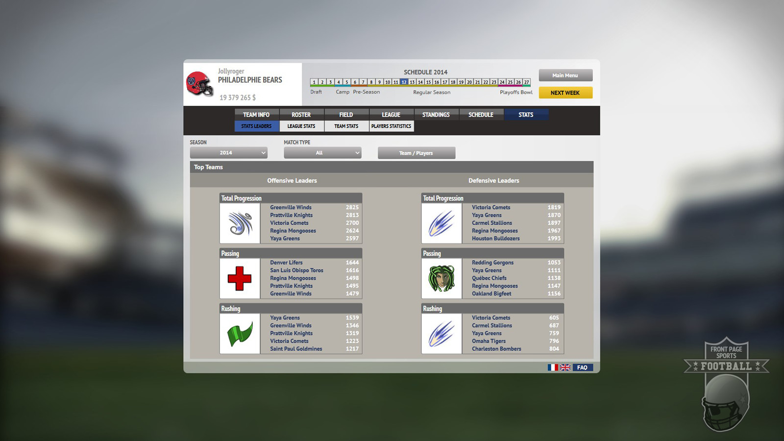 Front Page Sports Football screenshot 12